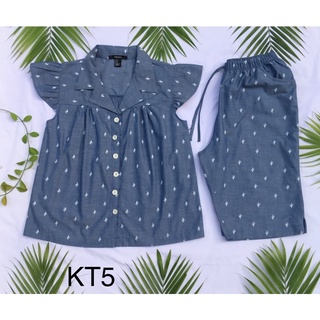 Bộ kate cổ v lửng 42- 67kg
