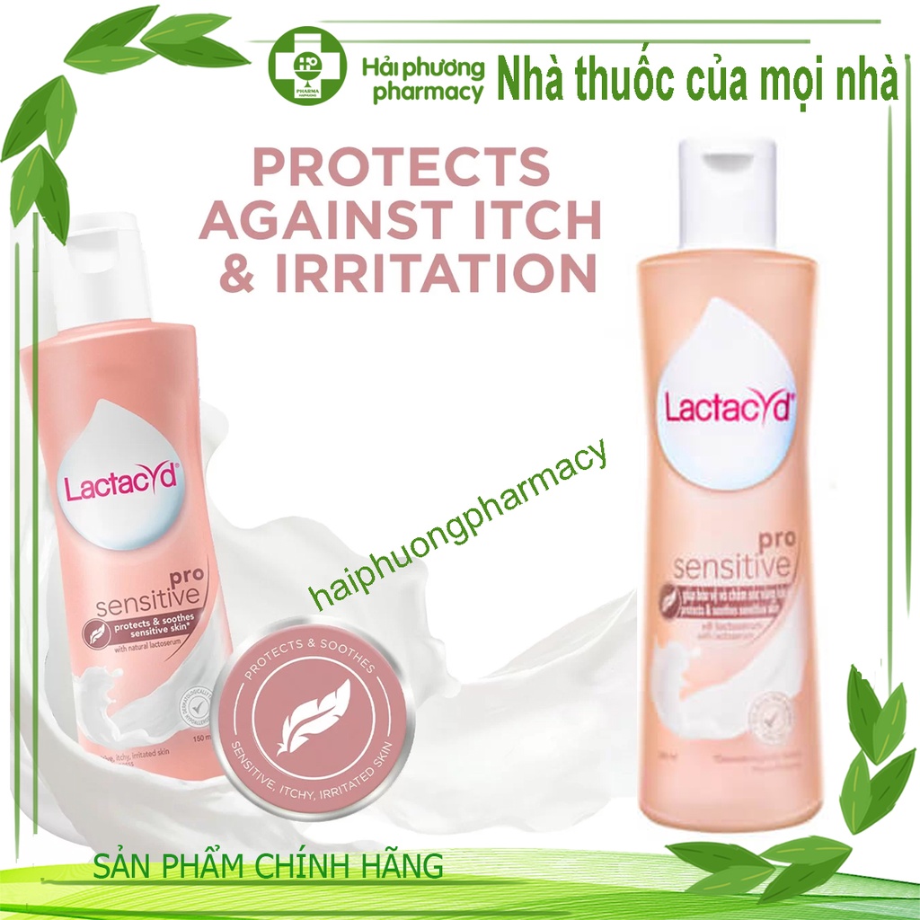 Dung dịch vệ sinh phụ nữ Lactacyd FH - Khử mùi - Bảo vệ da nhạy cảm - An toàn
