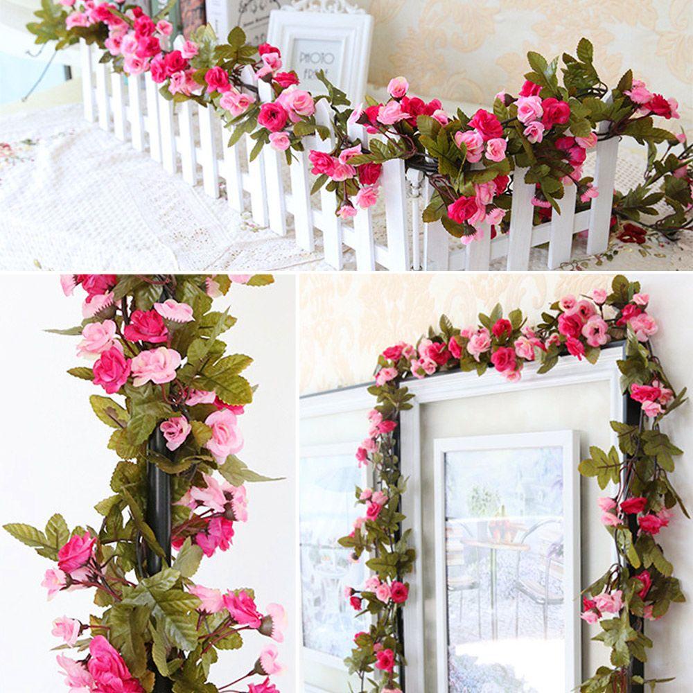 KUNHEV Dây Hoa Mẫu Đơn Giả Trang Trí Nhà Cửa / Tiệc Cưới Dài 2.3M