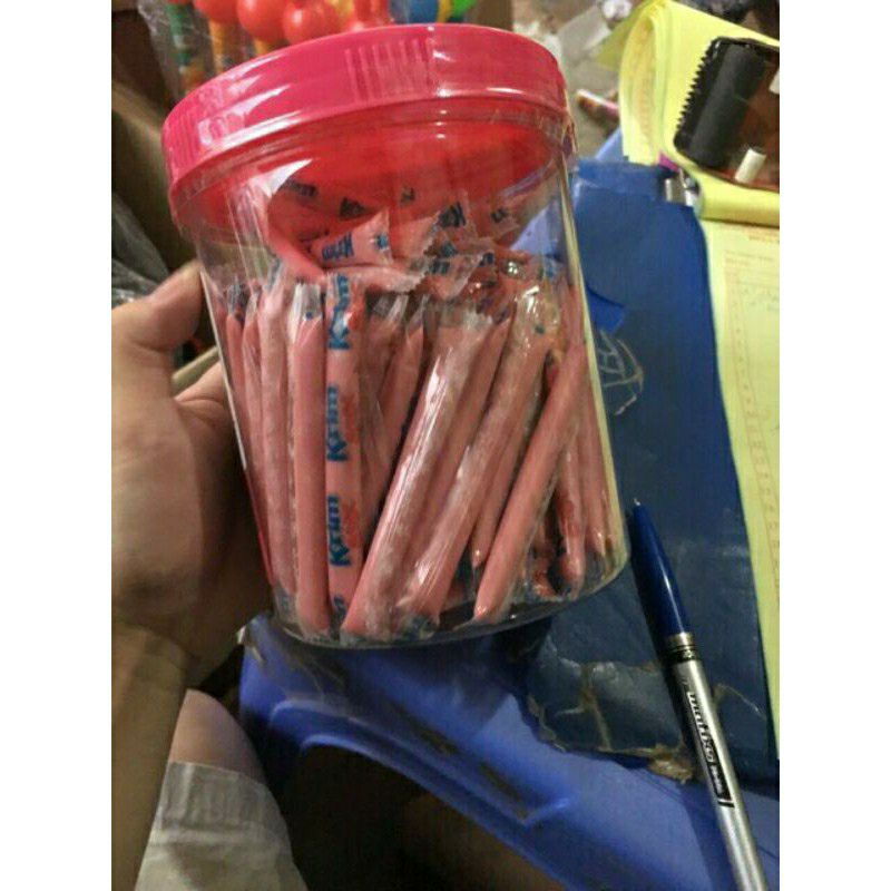 Lọ 100 chiếc kẹo krim stix