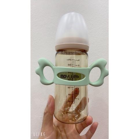 Tay cầm bình sữa cho bé - Tay cầm bình sữa silicon dùng cho các loại bình cổ rộng
