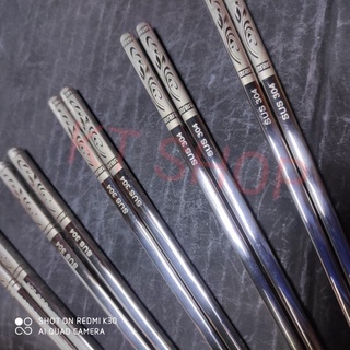 Bộ 5 đôi đũa inox 304 hàn quốc