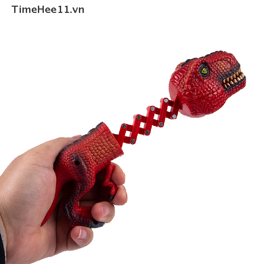 Timehee Kẹp Lò Xo Hình Cá Mập / Khủng Long Cắn Tay Vui Nhộn