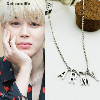Vòng cổ mặt chữ army a.r.m.y kpop bts jimin
