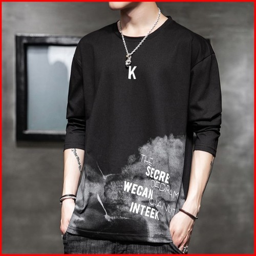 Áo thun nam dài tay TN55 wecan hàng mới vải sợi tre tổng hợp thân thiện với môi trường | BigBuy360 - bigbuy360.vn