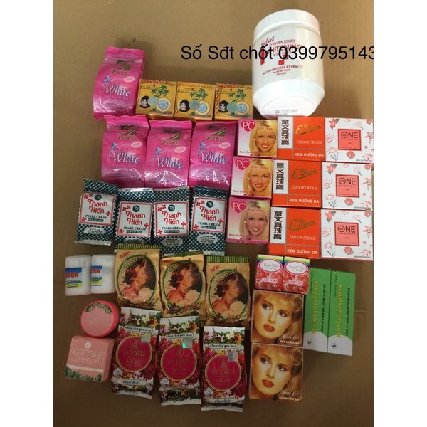 Combo kem dưỡng trắng da toàn thân Trộn sẵn 500g kem