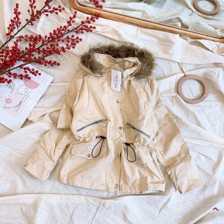 Khoác parka cho bé