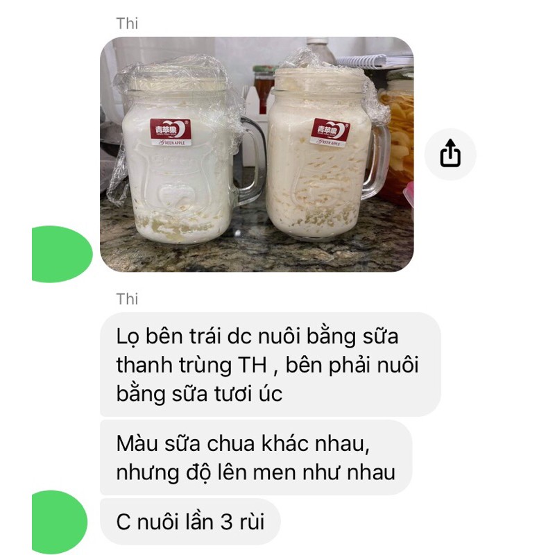 Nấm sữa Kefir-Bảo hành nếu nấm chết-Mua 6 bịch tặng rây nhựa | BigBuy360 - bigbuy360.vn