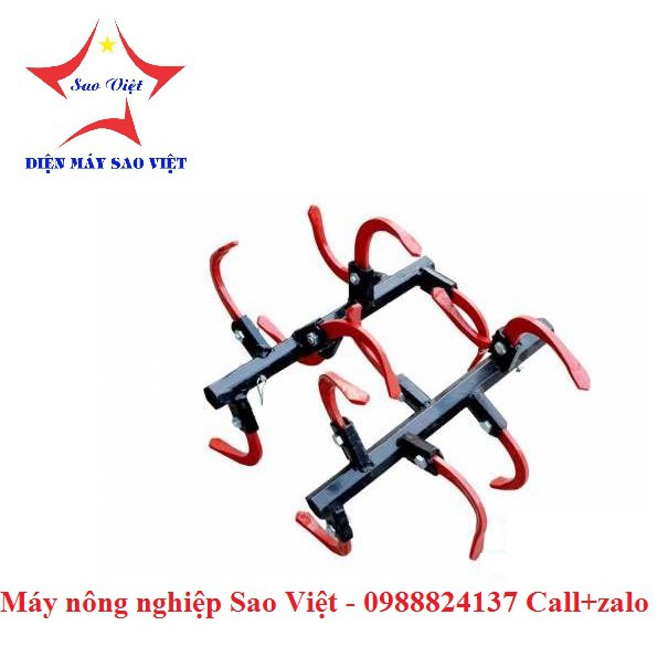 Bộ móc đất xới đất cứng lắp cho máy xới đất các loại - chinh hang
