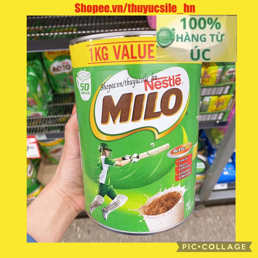 Sữa Milo Úc hộp 1kg (Date mới 4/2023)