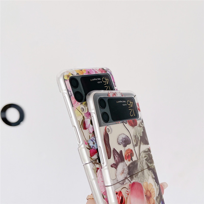 Ốp Điện Thoại Trong Suốt Chống Sốc Hình Hoa Cho Samsung Galaxy Z Flip 4 Z Flip 3 5G Z Flip 4 Zflip3 Samsung Z Flip4 Z Flip 3