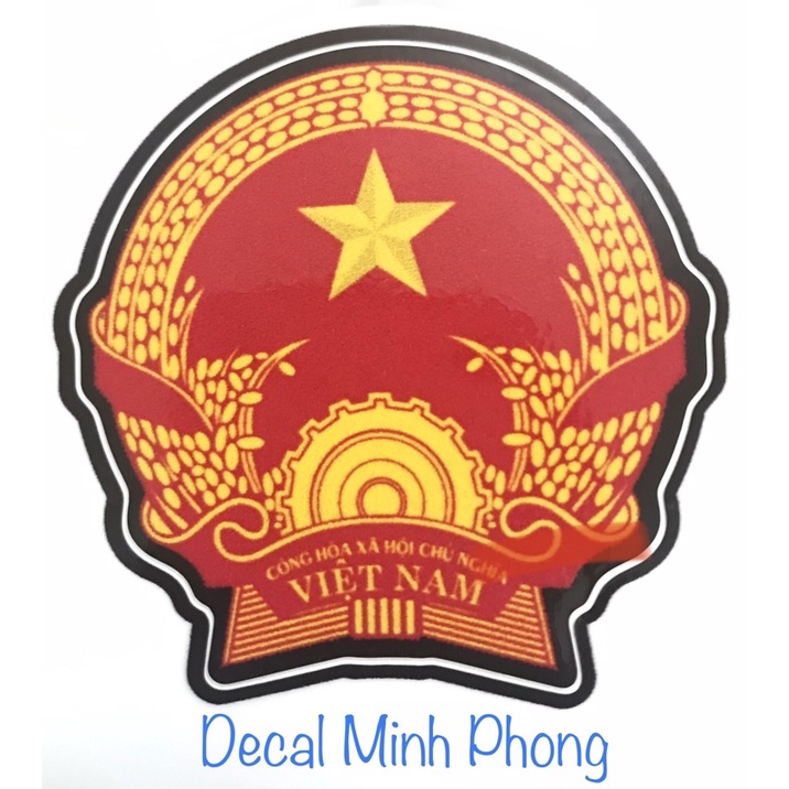 Tem logo đảng bản đẹp (dán trên ôtô,xe máy,điện thoại....)