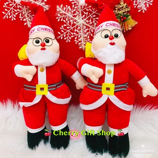 Gấu Bông Ông Già Noel 30cm - Quà Tặng Giáng Sinh Cho Bé