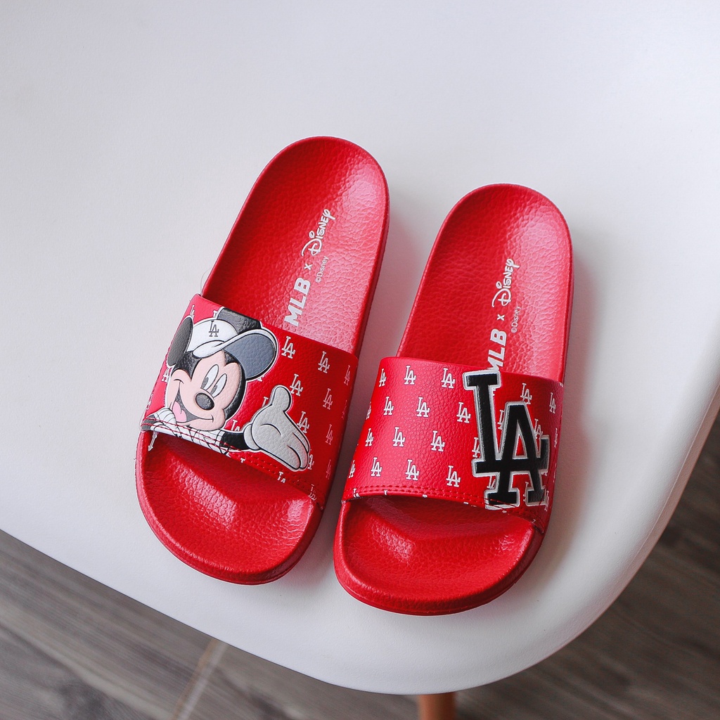 dép MLB-nữ Mickey-LA quai ngang mềm 2021