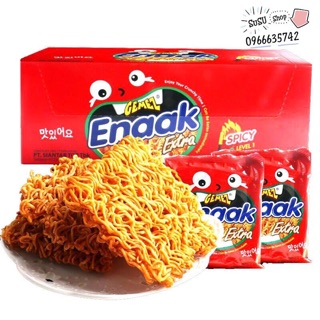 Mỳ cay enaak (đỏ) giòn ngọt 24 gói /28gr