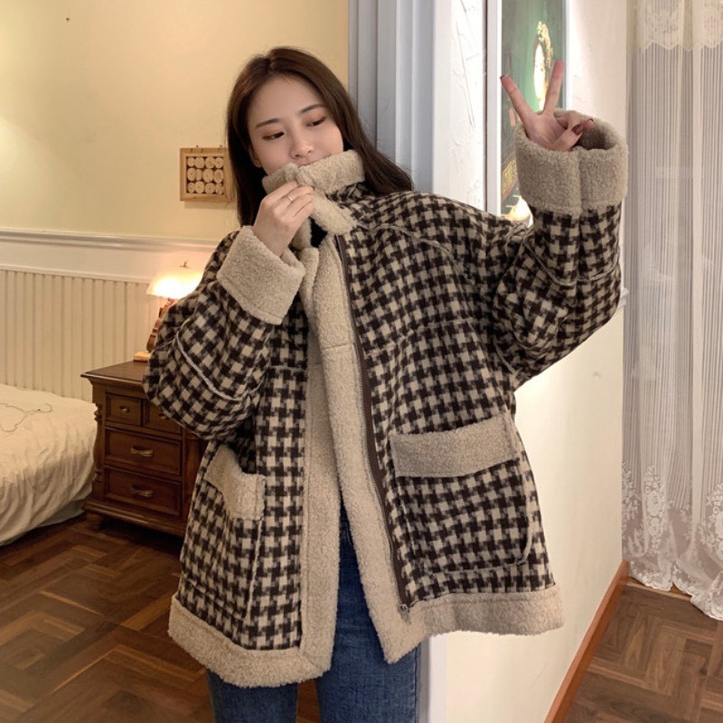 Áo Khoác Dạ Lót Lông Cừu Hàng Quảng Châu M528-Teen 888