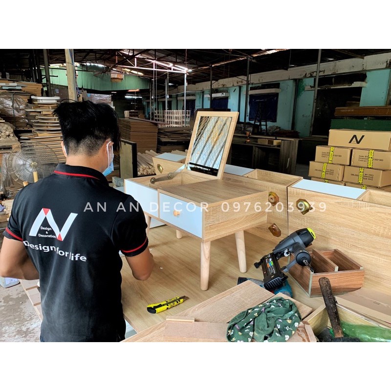 BÀN TRANG ĐIỂM MINI BỆT - Sản Phẩm của Xưởng Nội Thất An An - Bảo Hành 1 năm - “Tiền nào của đó”