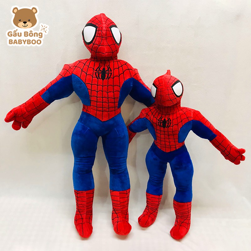 Đồ Chơi Người Nhện Spiderman Nhồi Bông Mềm Mịn Cao Cấp BABYBOO - Gối Ôm Quà Tặng Yêu Thương Cho Bé