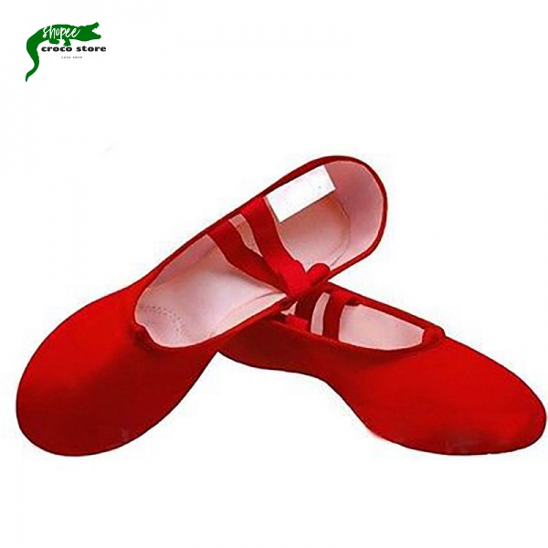 【Học Đảm Bảo An Toàn】 giày Vải Múa Ba Lê Cho Cả Người Lớn Và Trẻ Em