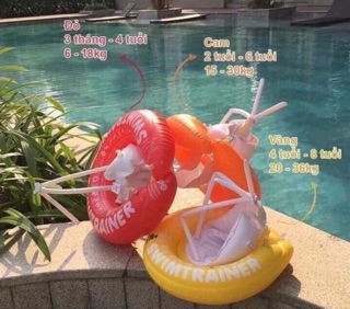Phao trẻ em swimtrainer ( có ảnh thật + video)