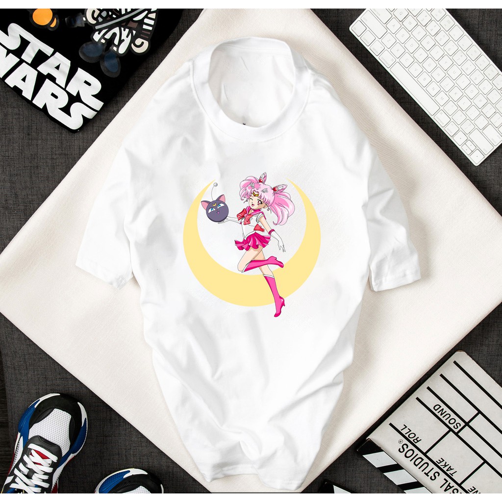 ÁO PHÔNG NAM NỮ THỦY THỦ MẶT TRĂNG SAILOR MOON IN HÌNH HOẠT HÌNH CỰC ĐẸP GIÁ RẺ HƠN NGƯỜI YÊU CŨ CHO BÉ GÁI - 127