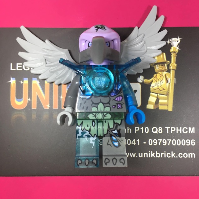 Lego UNIK BRICK Vornon Kền kền băng trong Huyền thoại Chima chính hãng (như hình).