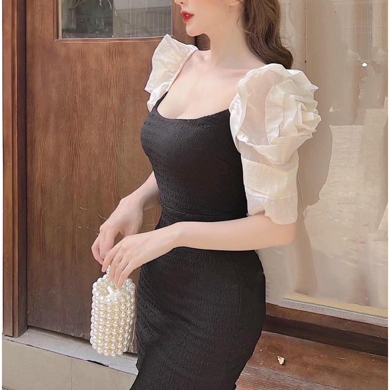 Bigsize  Đầm body tay hoa 50-90kgi