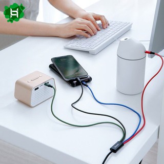 Cáp Baseus 4 Đầu Chính Hãng Baseus Rapid Lighning Micro Type C