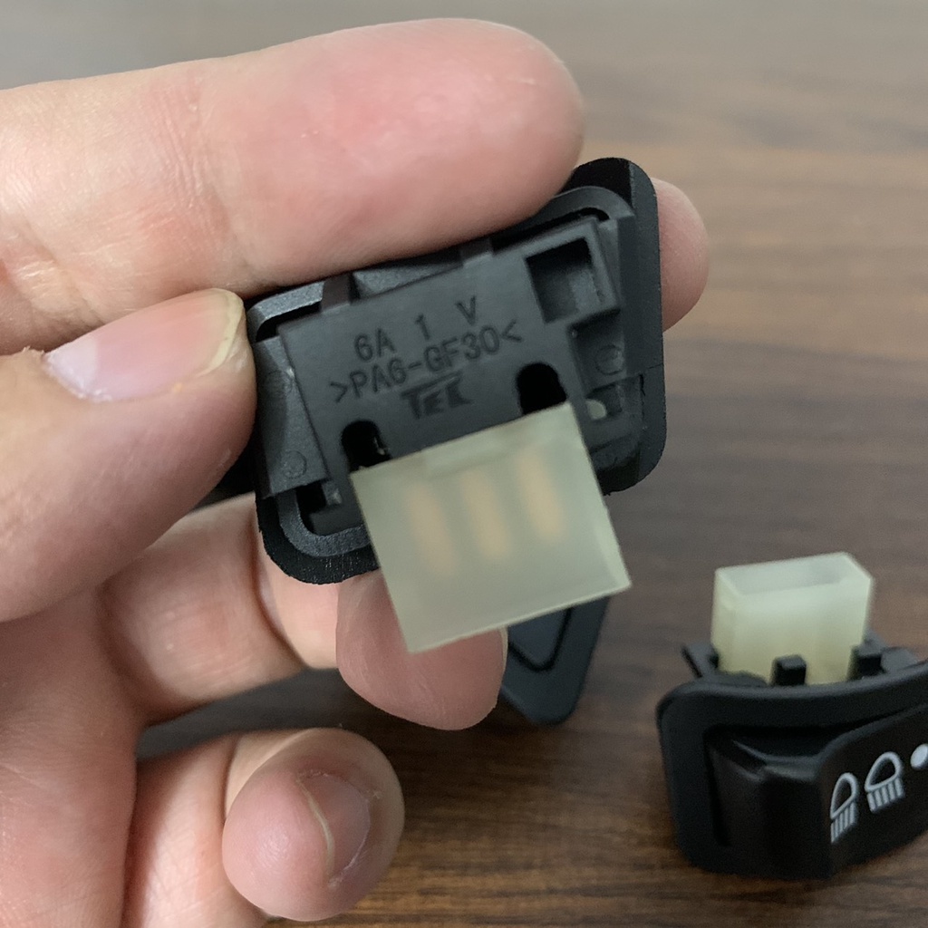 Công tắc đèn xe máy HALOGEN, 3 chế độ Tắt/Mở Pha Cos cho xe wave a110, RSX, S110, Vision 2021, Lead đời mới