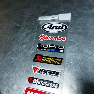 Tem brembo motul akrappovic arai cho xe may