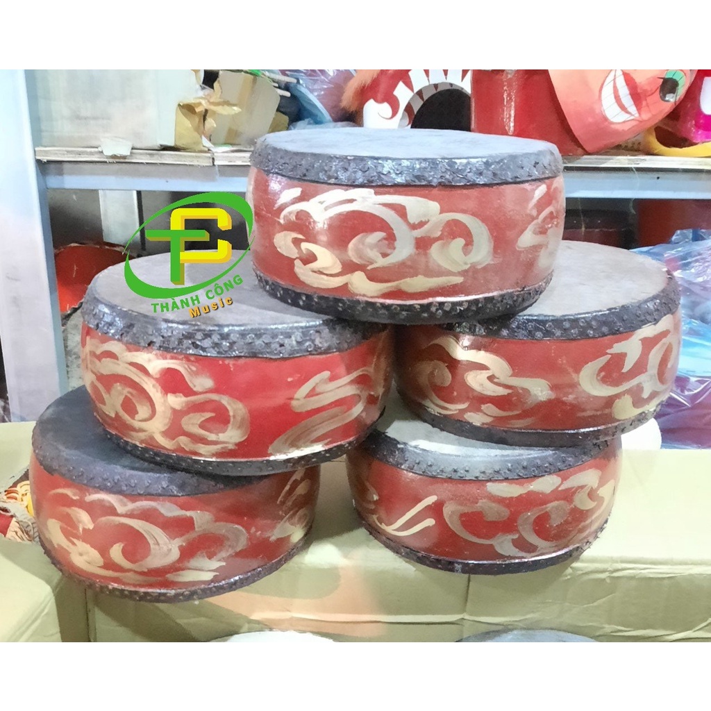 Trống khẩu hát chèo, trống khẩu gỗ mít da trâu( 30cm)