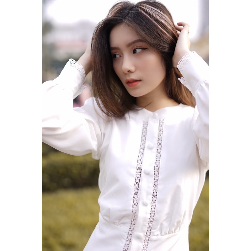 Váy viền ren Winie