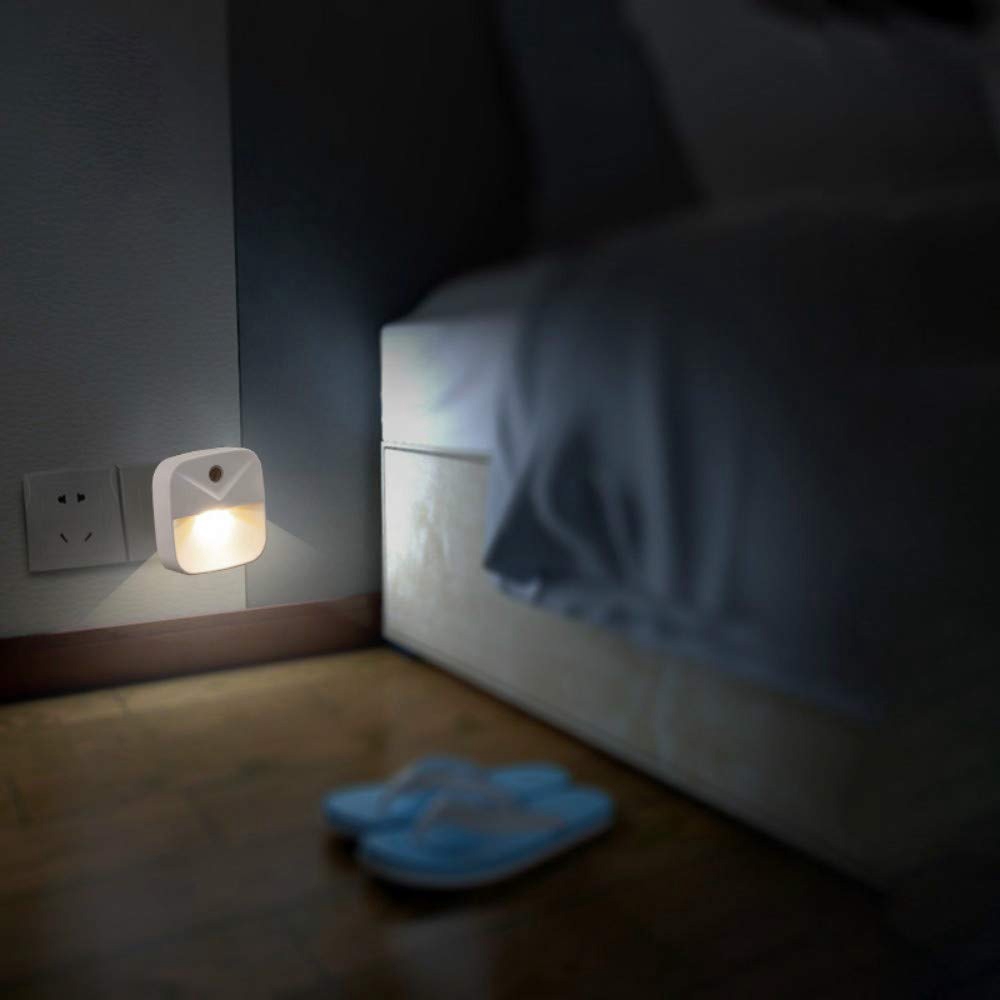 Đèn LED cảm biến KEBIDUMEI mini ánh sáng trắng/  ấm