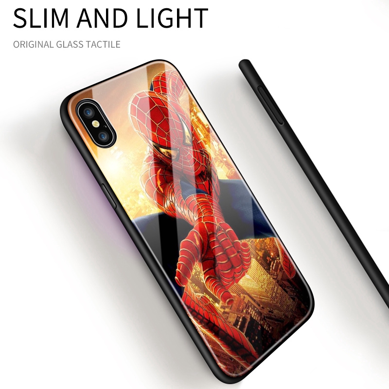 Realme 6 6i C25 C25S C12 C11 C15 Pro X3 SuperZoom X50 2021 Cho Ốp lưng điện thoại In Hình Anime hero Spider-man