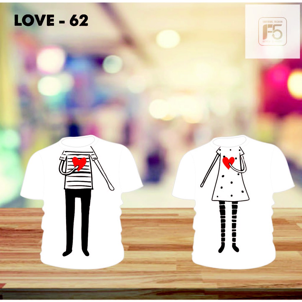 Áo Đôi Tình Nhân Cho Valentine MS07 (Giá 1 Áo)