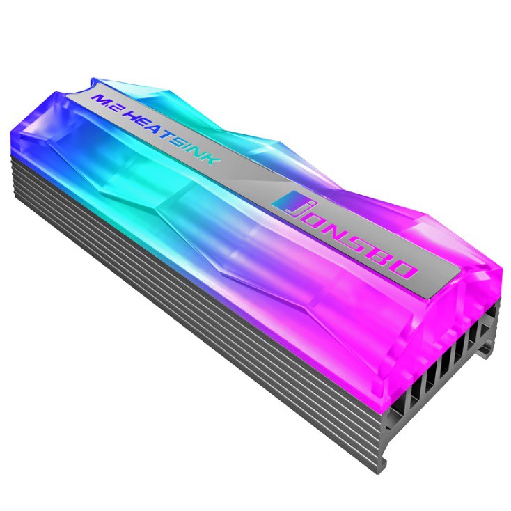 Tản nhiệt SSD M2 Jonsbo Led RGB đảo màu tự động nhiều hiệu ứng.