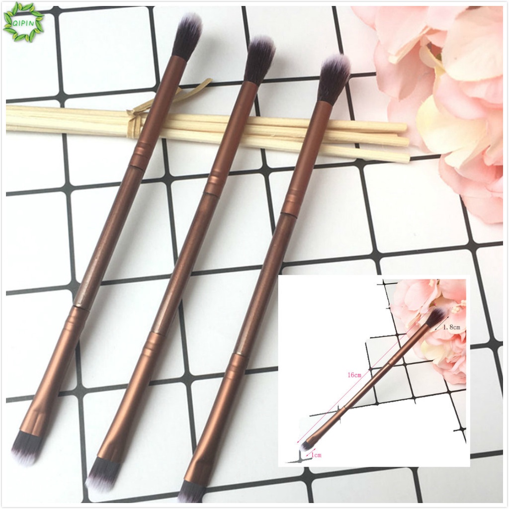 [Hàng mới về] Cọ đánh phấn mắt hai đầu sợi nylon cho người mới bắt đầu