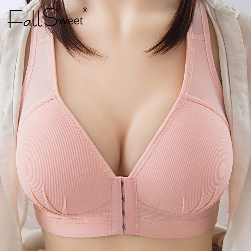 Áo ngực FALLSWEET mềm mại thoáng khí thoải mái size 36-46 B C