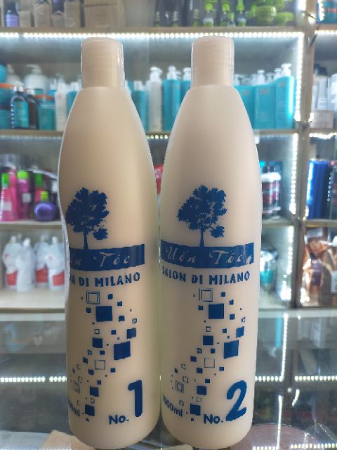 _CẶP KEM UỐN TÓC MILANO 1000ML*2 ( mẫu mới )