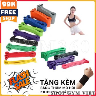 Dây Cao su Kháng Lực Powerband Tập Toàn Thân, Dây tập gym đa năng