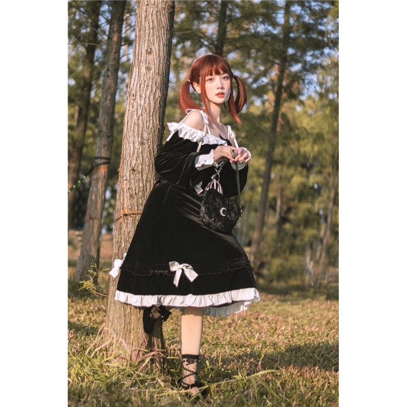 Đầm OP LOLITA black-white Big Size chính hãng
