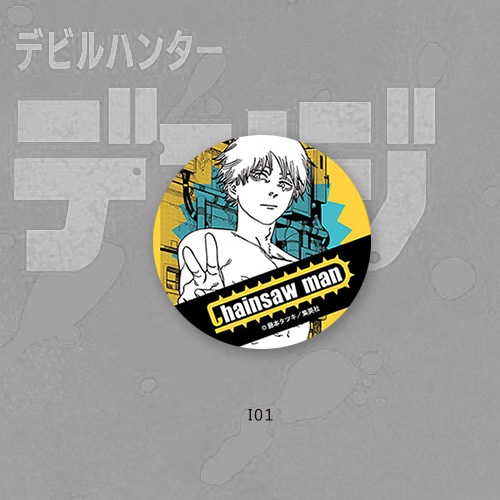 Huy Hiệu Cài Áo Hình Cưa Xương Rồng Denji Makima Power Thời Trang