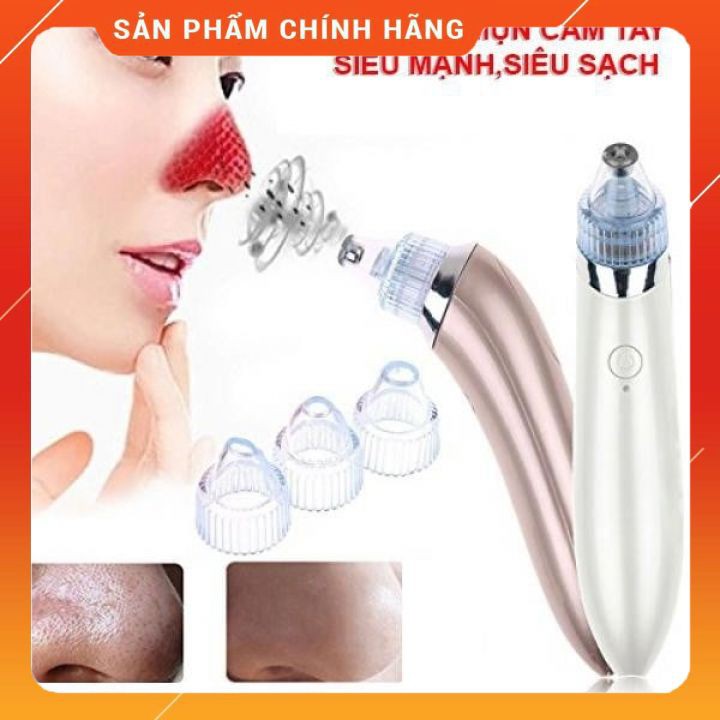 Máy Hút Mụn Hàn Quốc Cao Cấp + Tặng 4 Đầu Hút