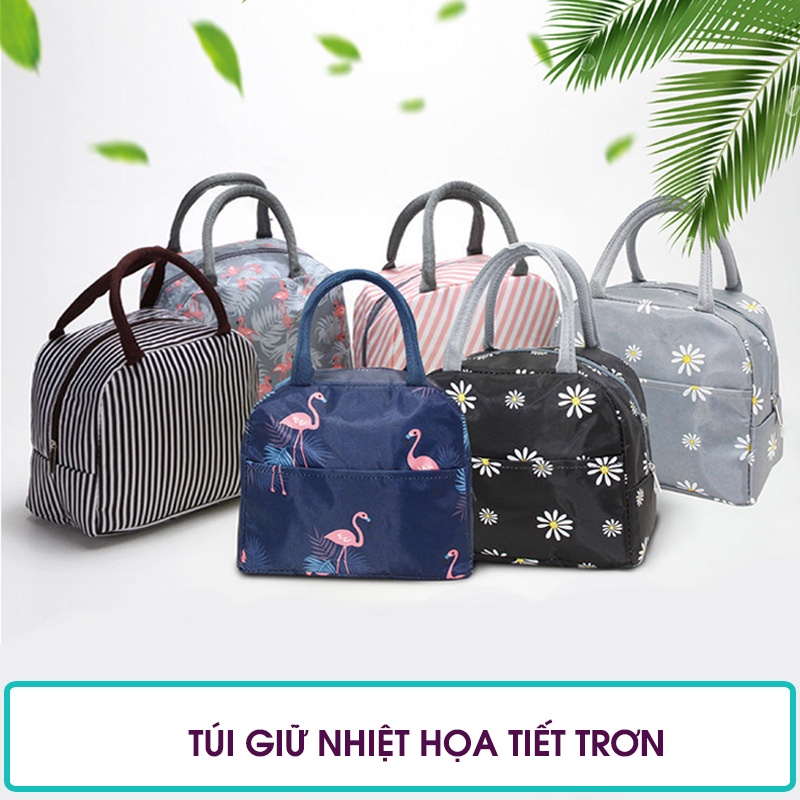 Túi giữ nhiệt đựng hộp cơm chống thấm nước Luxhome