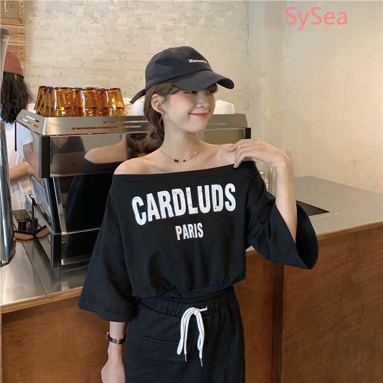 Bộ Áo Hai Dây + Chân Váy Xẻ Tà Quyến Rũ Thời Trang Mùa Hè Cho Nữ