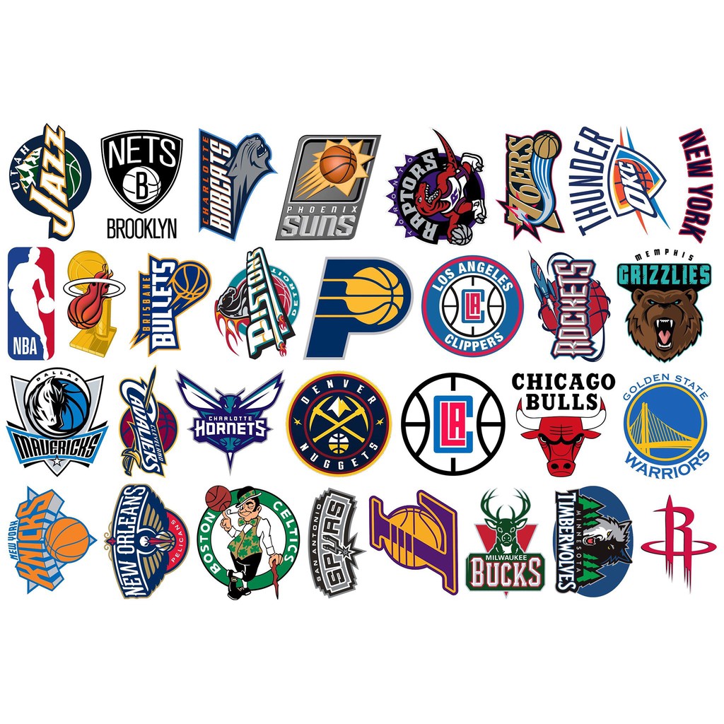 STICKER BÓNG RỔ - SET STICKER TRANG TRÍ MŨ BẢO HIỂM, ĐIỆN THOẠI, LAPTOP, VALI, XE MÁY,... - NGHIỆN STICKER