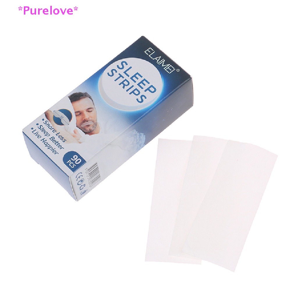 Set 90 Băng Keo Dán Mũi Giúp Ngủ Ngon Hơn Tiện Dụng Mới