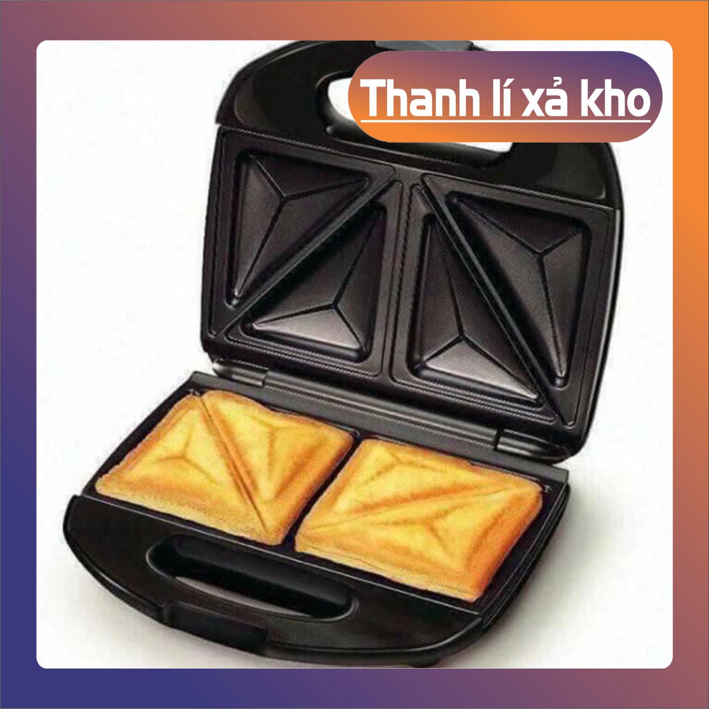 [FREE SHIP] Máy nướng bánh mỳ sandwich Nikai nhanh gọn, tiện lợi (ảnh thật) [FREE SHIP]