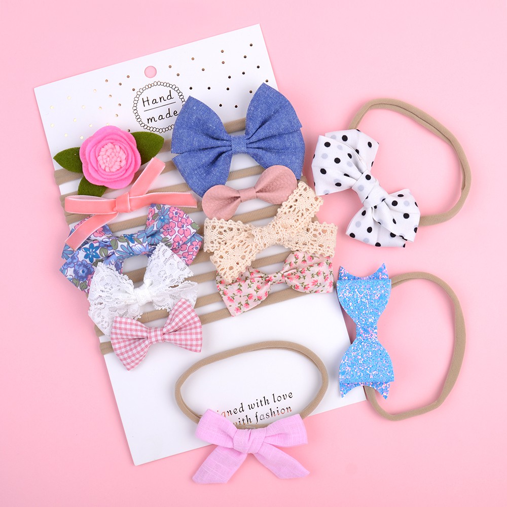 Băng đô KIDSBOWS trang trí hoa/ nơ nhiều mẫu tùy chọn thời trang dành cho trẻ em