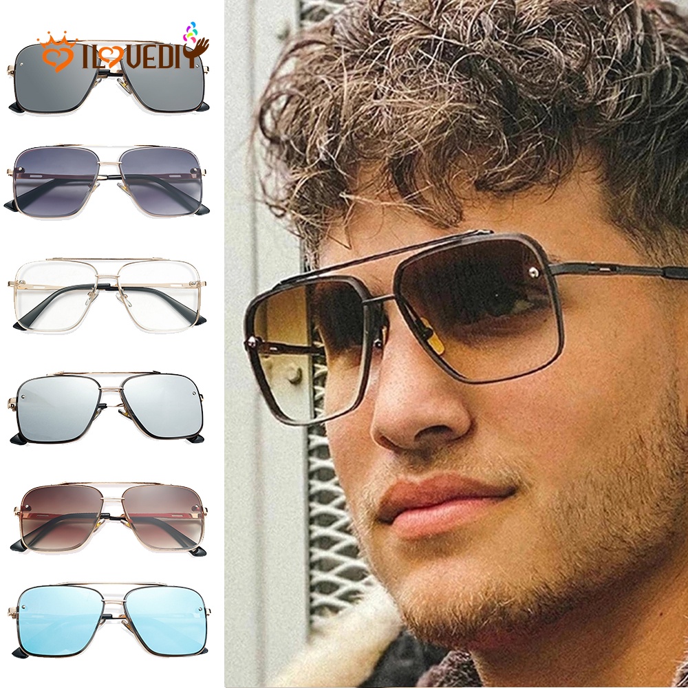 Kính Mát Chống Tia UV Phong Cách Cổ Điển Thời Trang Cho Cả Nam Và NữKính Râm Phi Công / Punk